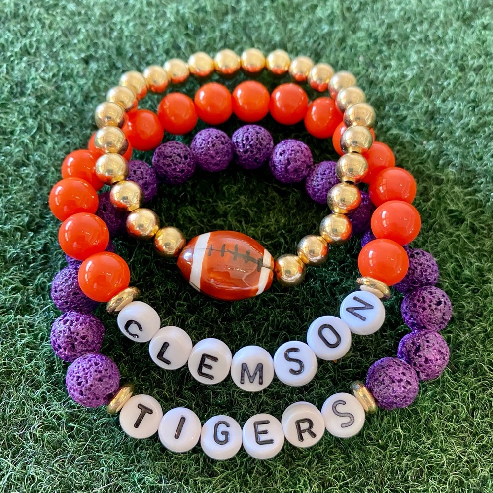 Clemson Tigers Bracelet Stack